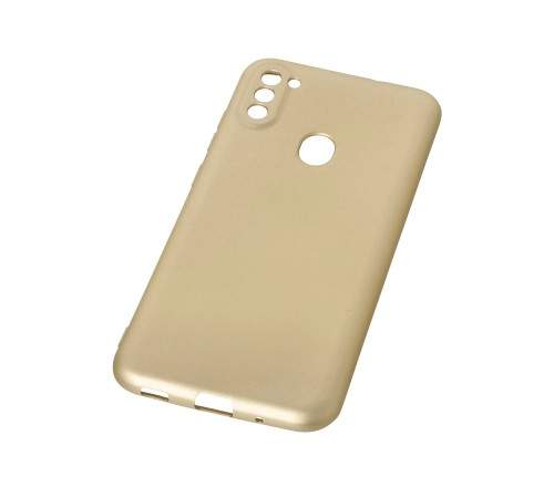 Samsung Galaxy A11 Kılıf First Silikon - Gold