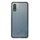 Samsung Galaxy A02 Kılıf Miami Şeffaf Silikon - Koyu Yeşil