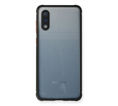 Samsung Galaxy A02 Kılıf Miami Şeffaf Silikon - Siyah Samsung Galaxy A02 Kılıf Miami Şeffaf Silikon - Siyah