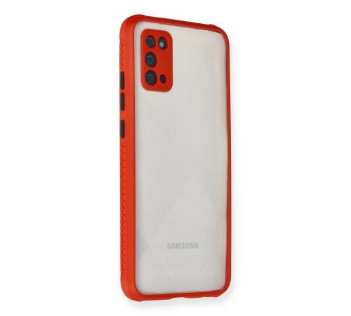 Samsung Galaxy A02S Kılıf Miami Şeffaf Silikon - Kırmızı Samsung Galaxy A02S Kılıf Miami Şeffaf Silikon - Kırmızı