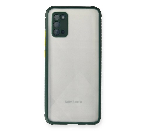 Samsung Galaxy A02S Kılıf Miami Şeffaf Silikon - Koyu Yeşil Samsung Galaxy A02S Kılıf Miami Şeffaf Silikon - Koyu Yeşil