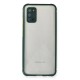 Samsung Galaxy A02S Kılıf Miami Şeffaf Silikon - Koyu Yeşil