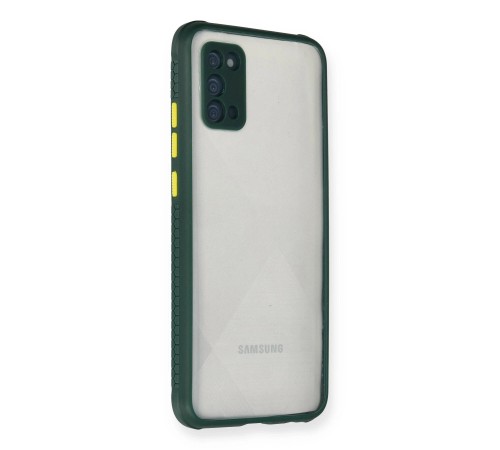 Samsung Galaxy A02S Kılıf Miami Şeffaf Silikon - Koyu Yeşil Samsung Galaxy A02S Kılıf Miami Şeffaf Silikon - Koyu Yeşil