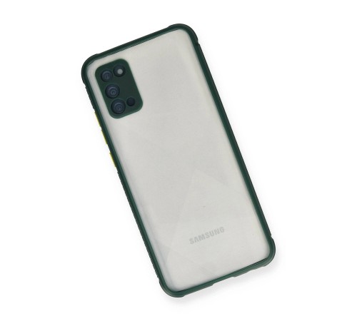 Samsung Galaxy A02S Kılıf Miami Şeffaf Silikon - Koyu Yeşil Samsung Galaxy A02S Kılıf Miami Şeffaf Silikon - Koyu Yeşil