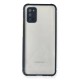 Samsung Galaxy A02S Kılıf Miami Şeffaf Silikon - Lacivert