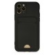 iPhone 11 Pro Kılıf Kelvin Kartvizitli Silikon - Siyah