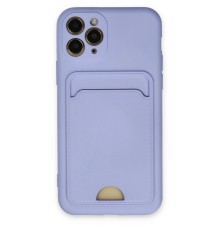 iPhone 11 Pro Kılıf Kelvin Kartvizitli Silikon - Lila