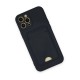 iPhone 12 Pro Max Kılıf Kelvin Kartvizitli Silikon - Lacivert