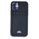 iPhone 12 Kılıf Kelvin Kartvizitli Silikon - Lacivert
