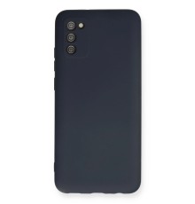 Samsung Galaxy A02S Kılıf Nano içi Kadife Silikon - Lacivert