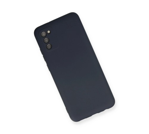 Samsung Galaxy A02S Kılıf Nano içi Kadife Silikon - Lacivert Samsung Galaxy A02S Kılıf Nano içi Kadife Silikon - Lacivert