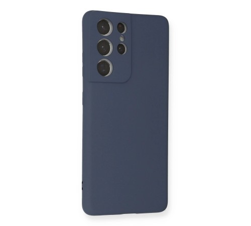 Samsung Galaxy S21 Ultra Kılıf Nano içi Kadife Silikon - Gri Samsung Galaxy S21 Ultra Kılıf Nano içi Kadife Silikon - Gri
