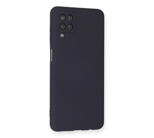 Samsung Galaxy A12 Kılıf Nano içi Kadife Silikon - Lacivert Samsung Galaxy A12 Kılıf Nano içi Kadife Silikon - Lacivert