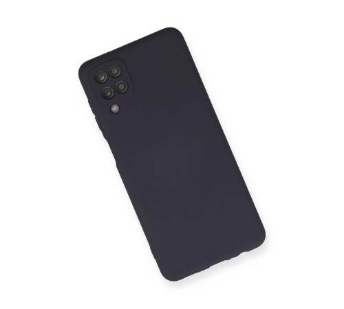 Samsung Galaxy A12 Kılıf Nano içi Kadife Silikon - Lacivert Samsung Galaxy A12 Kılıf Nano içi Kadife Silikon - Lacivert