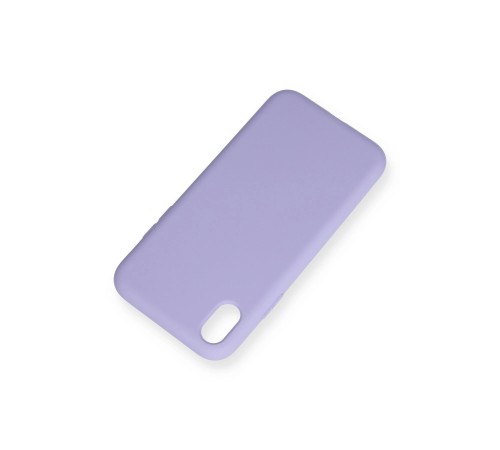 iPhone XR Kılıf Nano içi Kadife Silikon - Lila