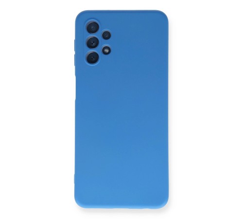 Samsung Galaxy A52 Kılıf Nano içi Kadife Silikon - Mavi Samsung Galaxy A52 Kılıf Nano içi Kadife Silikon - Mavi