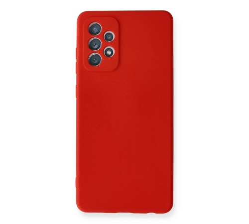 Samsung Galaxy A72 Kılıf Nano içi Kadife Silikon - Kırmızı Samsung Galaxy A72 Kılıf Nano içi Kadife Silikon - Kırmızı