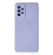 Samsung Galaxy A72 Kılıf Nano içi Kadife Silikon - Lila