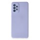 Samsung Galaxy A72 Kılıf Nano içi Kadife Silikon - Lila