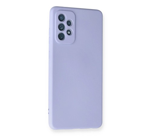 Samsung Galaxy A72 Kılıf Nano içi Kadife Silikon - Lila Samsung Galaxy A72 Kılıf Nano içi Kadife Silikon - Lila