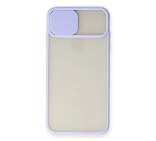 iPhone X Kılıf Palm Buzlu Kamera Sürgülü Silikon - Lila iPhone X Kılıf Palm Buzlu Kamera Sürgülü Silikon - Lila
