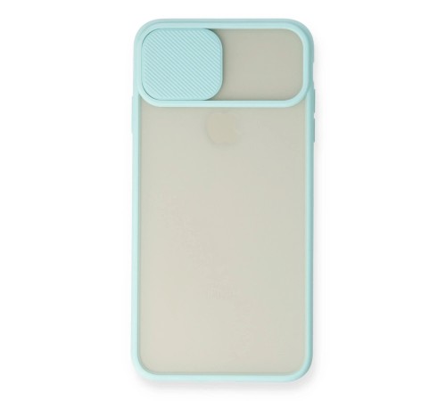 iPhone X Kılıf Palm Buzlu Kamera Sürgülü Silikon - Turkuaz iPhone X Kılıf Palm Buzlu Kamera Sürgülü Silikon - Turkuaz
