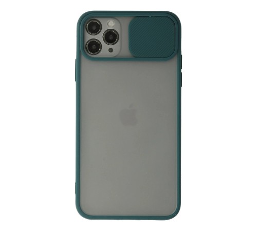 iPhone 11 Pro Kılıf Palm Buzlu Kamera Sürgülü Silikon - Yeşil iPhone 11 Pro Kılıf Palm Buzlu Kamera Sürgülü Silikon - Yeşil