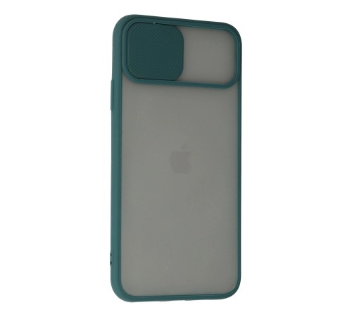 iPhone 11 Pro Kılıf Palm Buzlu Kamera Sürgülü Silikon - Yeşil iPhone 11 Pro Kılıf Palm Buzlu Kamera Sürgülü Silikon - Yeşil