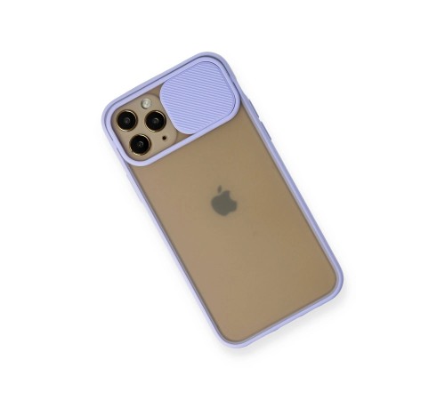 iPhone 11 Pro Kılıf Palm Buzlu Kamera Sürgülü Silikon - Lila iPhone 11 Pro Kılıf Palm Buzlu Kamera Sürgülü Silikon - Lila