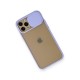 iPhone 11 Pro Kılıf Palm Buzlu Kamera Sürgülü Silikon - Lila