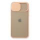 iPhone 11 Pro Kılıf Palm Buzlu Kamera Sürgülü Silikon - Pembe