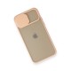 iPhone 11 Pro Kılıf Palm Buzlu Kamera Sürgülü Silikon - Pembe