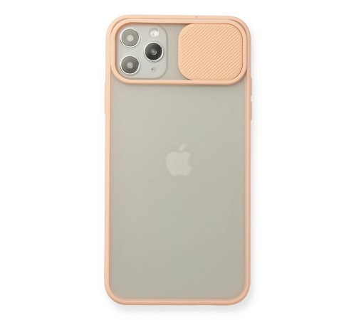iPhone 11 Pro Max Kılıf Palm Buzlu Kamera Sürgülü Silikon - Pembe iPhone 11 Pro Max Kılıf Palm Buzlu Kamera Sürgülü Silikon - Pembe
