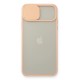 iPhone 11 Pro Max Kılıf Palm Buzlu Kamera Sürgülü Silikon - Pembe
