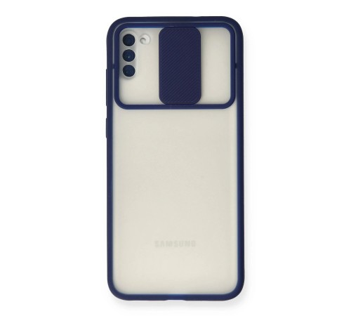 Samsung Galaxy A11 Kılıf Palm Buzlu Kamera Sürgülü Silikon - Lacivert Samsung Galaxy A11 Kılıf Palm Buzlu Kamera Sürgülü Silikon - Lacivert