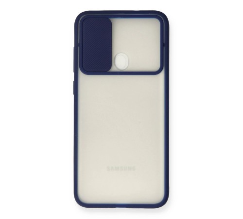 Samsung Galaxy A11 Kılıf Palm Buzlu Kamera Sürgülü Silikon - Lacivert Samsung Galaxy A11 Kılıf Palm Buzlu Kamera Sürgülü Silikon - Lacivert