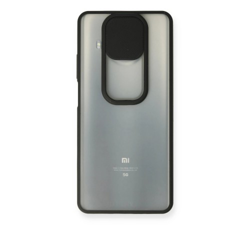 Xiaomi Mi 10T Lite Kılıf Palm Buzlu Kamera Sürgülü Silikon - Siyah Xiaomi Mi 10T Lite Kılıf Palm Buzlu Kamera Sürgülü Silikon - Siyah