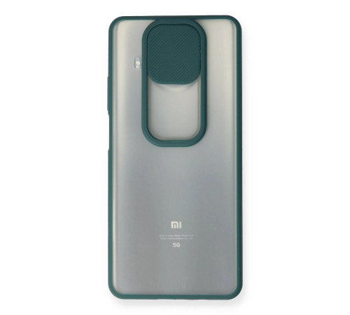 Xiaomi Mi 10T Lite Kılıf Palm Buzlu Kamera Sürgülü Silikon - Yeşil Xiaomi Mi 10T Lite Kılıf Palm Buzlu Kamera Sürgülü Silikon - Yeşil