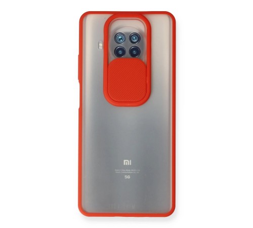 Xiaomi Mi 10T Lite Kılıf Palm Buzlu Kamera Sürgülü Silikon - Kırmızı Xiaomi Mi 10T Lite Kılıf Palm Buzlu Kamera Sürgülü Silikon - Kırmızı