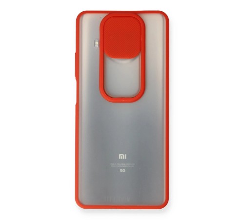 Xiaomi Mi 10T Lite Kılıf Palm Buzlu Kamera Sürgülü Silikon - Kırmızı Xiaomi Mi 10T Lite Kılıf Palm Buzlu Kamera Sürgülü Silikon - Kırmızı