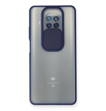 Xiaomi Mi 10T Lite Kılıf Palm Buzlu Kamera Sürgülü Silikon - Lacivert