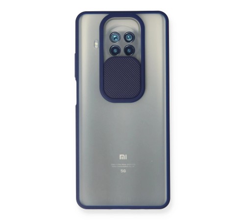 Xiaomi Mi 10T Lite Kılıf Palm Buzlu Kamera Sürgülü Silikon - Lacivert Xiaomi Mi 10T Lite Kılıf Palm Buzlu Kamera Sürgülü Silikon - Lacivert