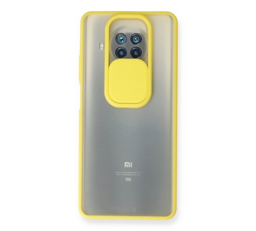 Xiaomi Mi 10T Lite Kılıf Palm Buzlu Kamera Sürgülü Silikon - Sarı Xiaomi Mi 10T Lite Kılıf Palm Buzlu Kamera Sürgülü Silikon - Sarı