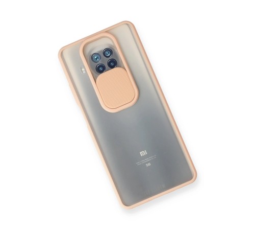 Xiaomi Mi 10T Lite Kılıf Palm Buzlu Kamera Sürgülü Silikon - Pembe Xiaomi Mi 10T Lite Kılıf Palm Buzlu Kamera Sürgülü Silikon - Pembe