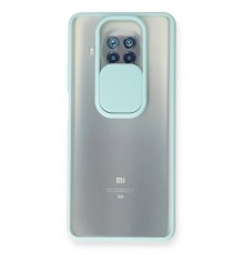 Xiaomi Mi 10T Lite Kılıf Palm Buzlu Kamera Sürgülü Silikon - Turkuaz