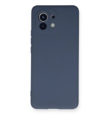 Xiaomi Mi 11 Kılıf Nano içi Kadife Silikon - Gri
