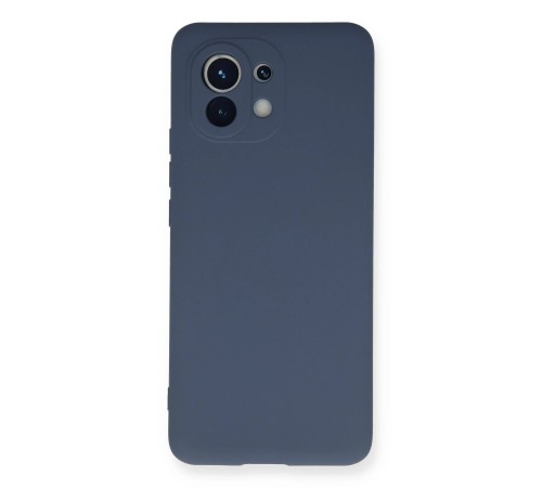 Xiaomi Mi 11 Kılıf Nano içi Kadife Silikon - Gri Xiaomi Mi 11 Kılıf Nano içi Kadife Silikon - Gri