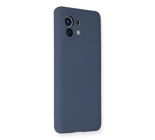 Xiaomi Mi 11 Kılıf Nano içi Kadife Silikon - Gri Xiaomi Mi 11 Kılıf Nano içi Kadife Silikon - Gri