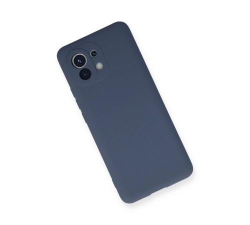 Xiaomi Mi 11 Kılıf Nano içi Kadife Silikon - Gri Xiaomi Mi 11 Kılıf Nano içi Kadife Silikon - Gri