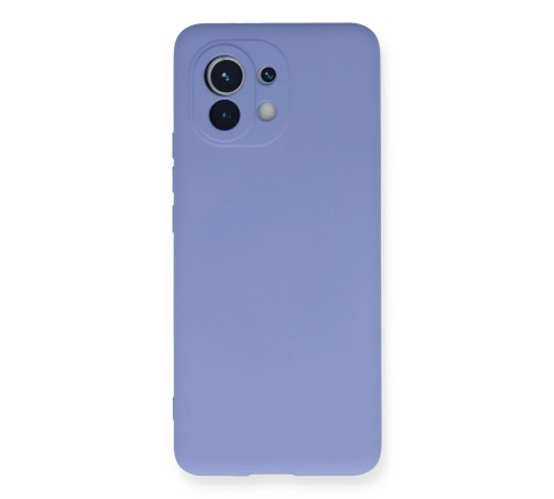 Xiaomi Mi 11 Kılıf Nano içi Kadife Silikon - Lila Xiaomi Mi 11 Kılıf Nano içi Kadife Silikon - Lila
